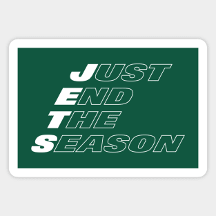 New York Jets Football Just End The Season Magnet